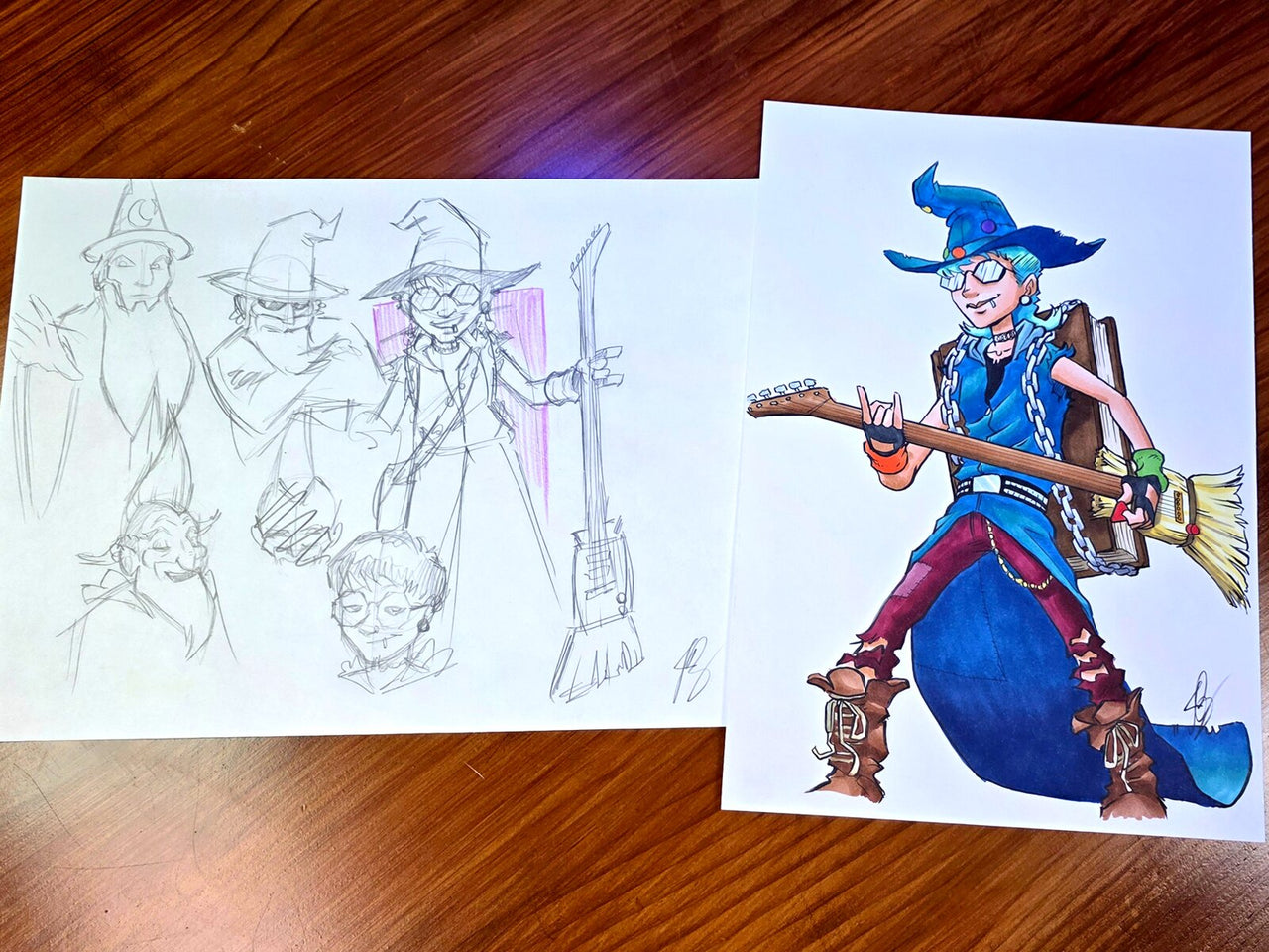 "Fan D&D Character 2" — Original 2D Artwork by Jazza