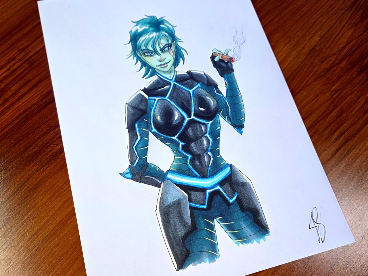 "Your OC 4" — Original 2D Artwork by Jazza