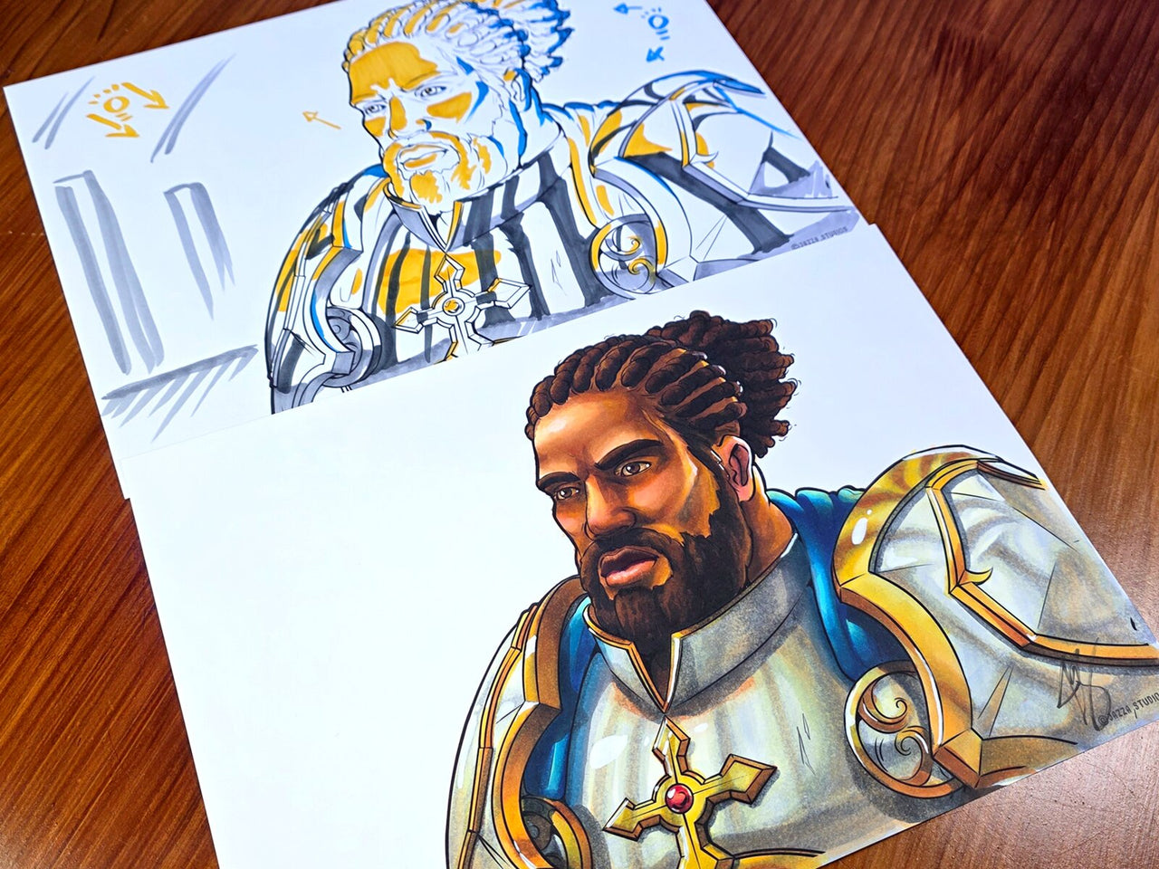 "Marker Masterclass - Advanced" — Original 2D Artwork by Jazza