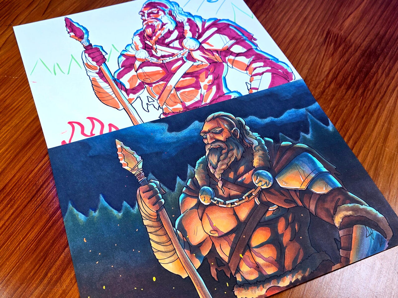 "Marker Masterclass - Pro" — Original 2D Artwork by Jazza