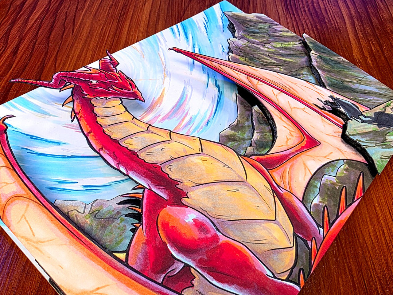 "Dragon" — Original 3D Illustration by Jazza