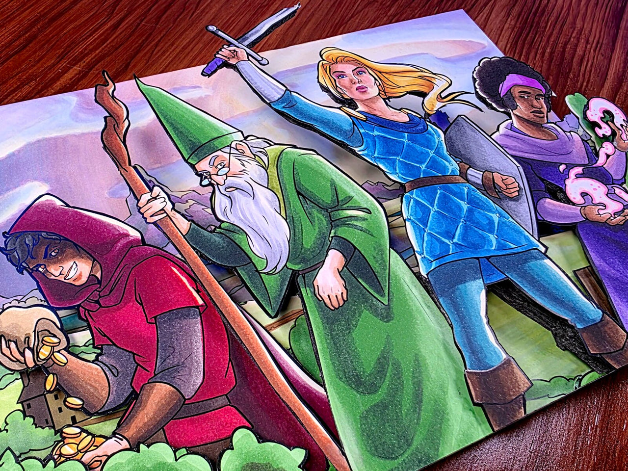"Adventurers" — Original 3D Illustration by Jazza