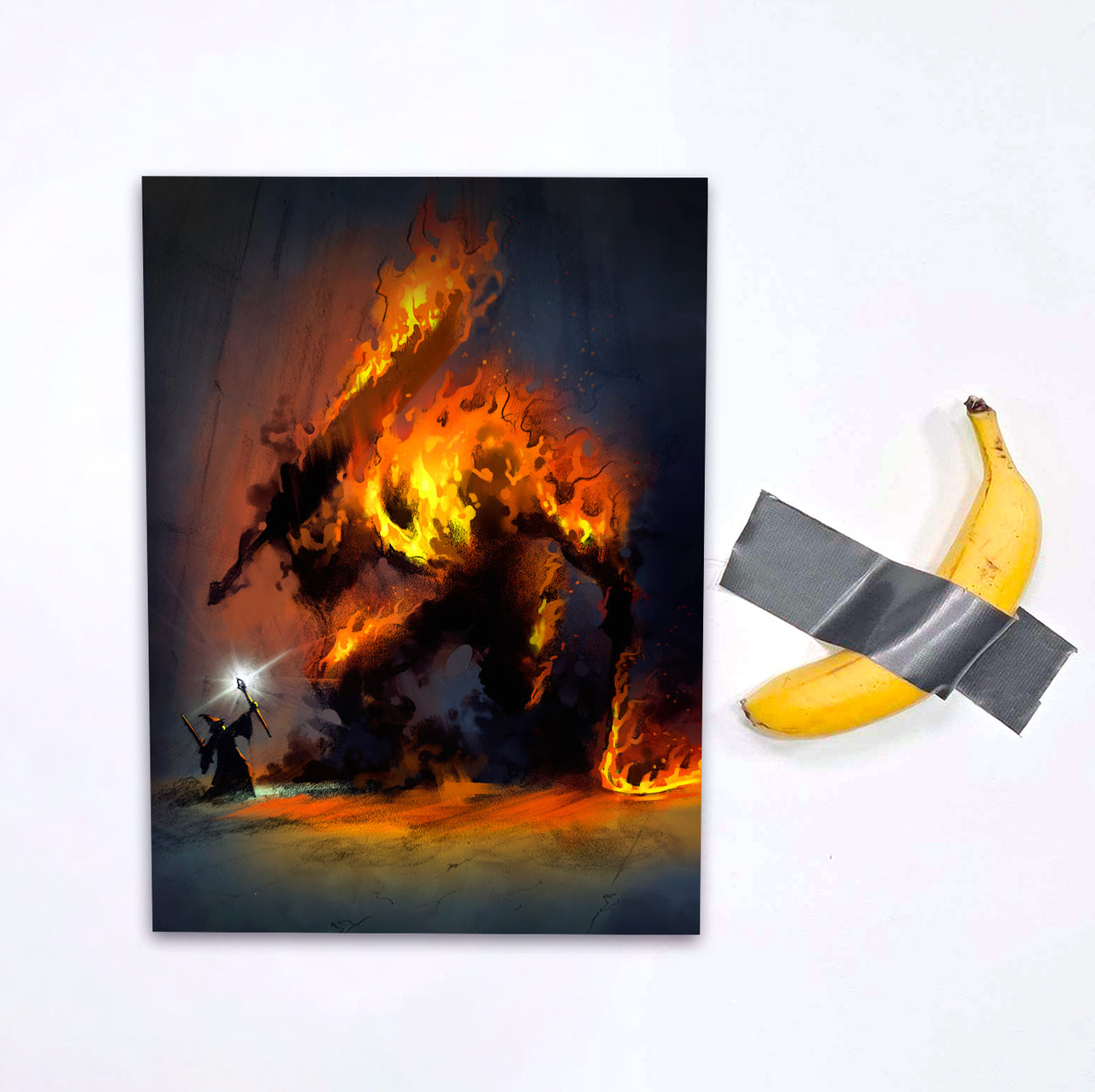 "Fire Demon" Signed Poster/Print