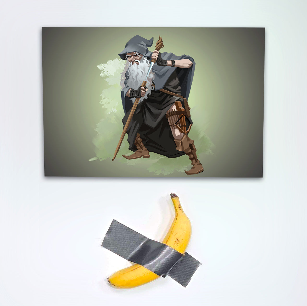 "D&D Rogue Gandalf" Signed Poster/Print