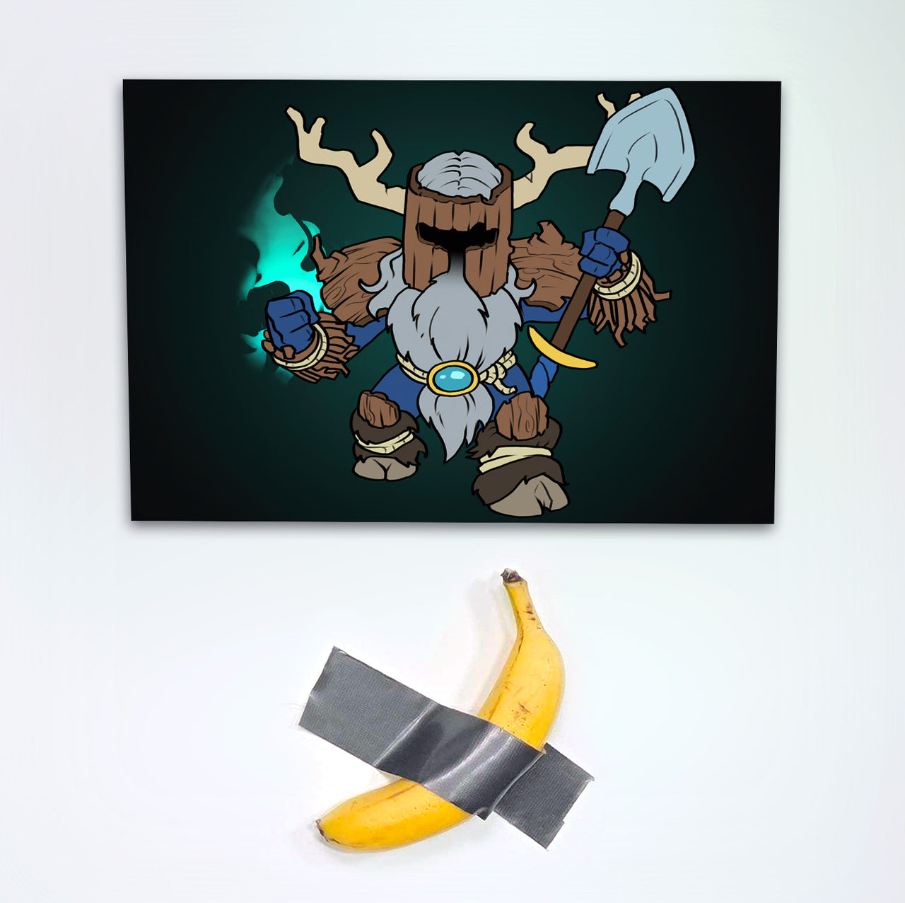 "D&D Shovel Druid-Sorcerer" Signed Poster/Print