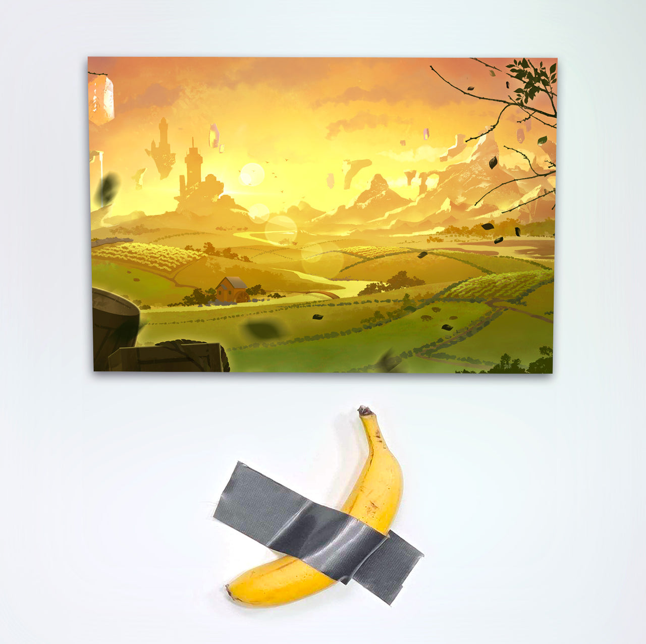 "Fantasy Landscape" Signed Poster/Print