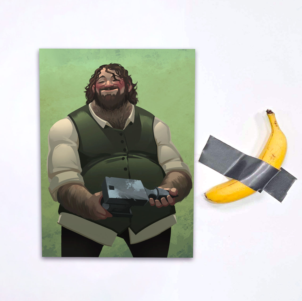 "GoT: Door Holder" Signed Poster/Print