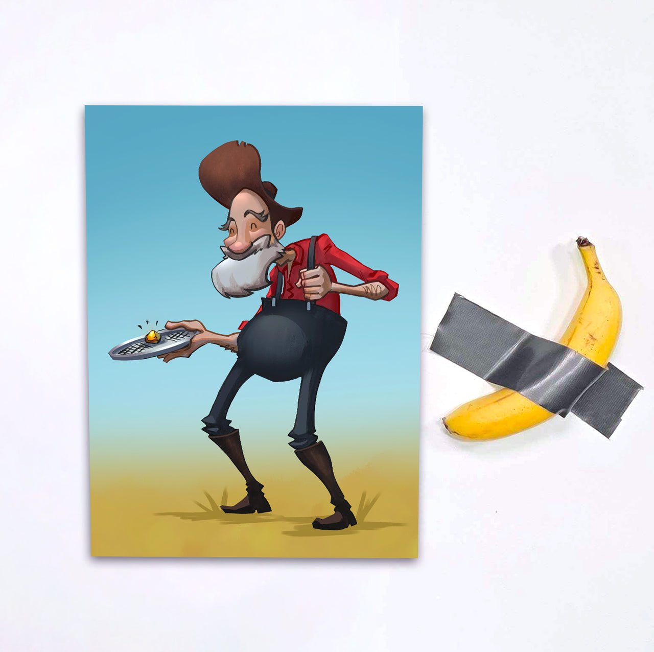 "Character Design Masterclass Prospector" Signed Poster/Print