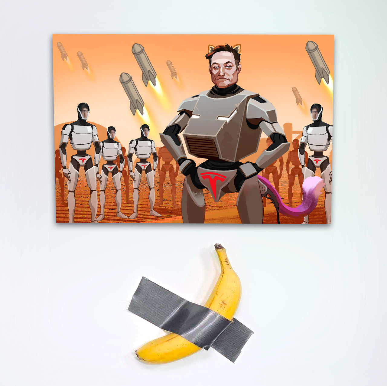 "Corrupt Billionaire Musk" Signed Poster/Print