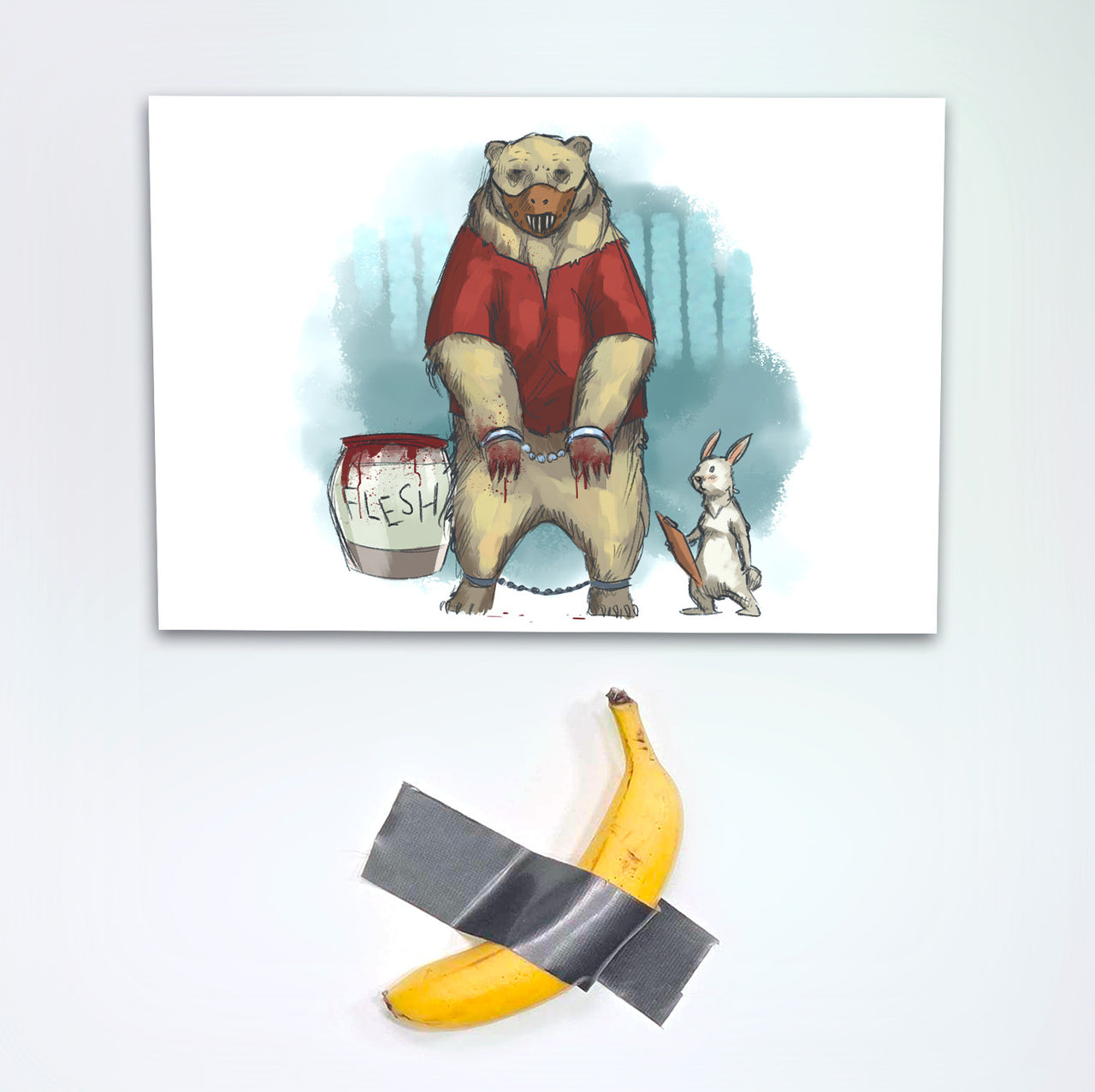 "Style Swap: Winnie the Cannibal" Signed Poster/Print