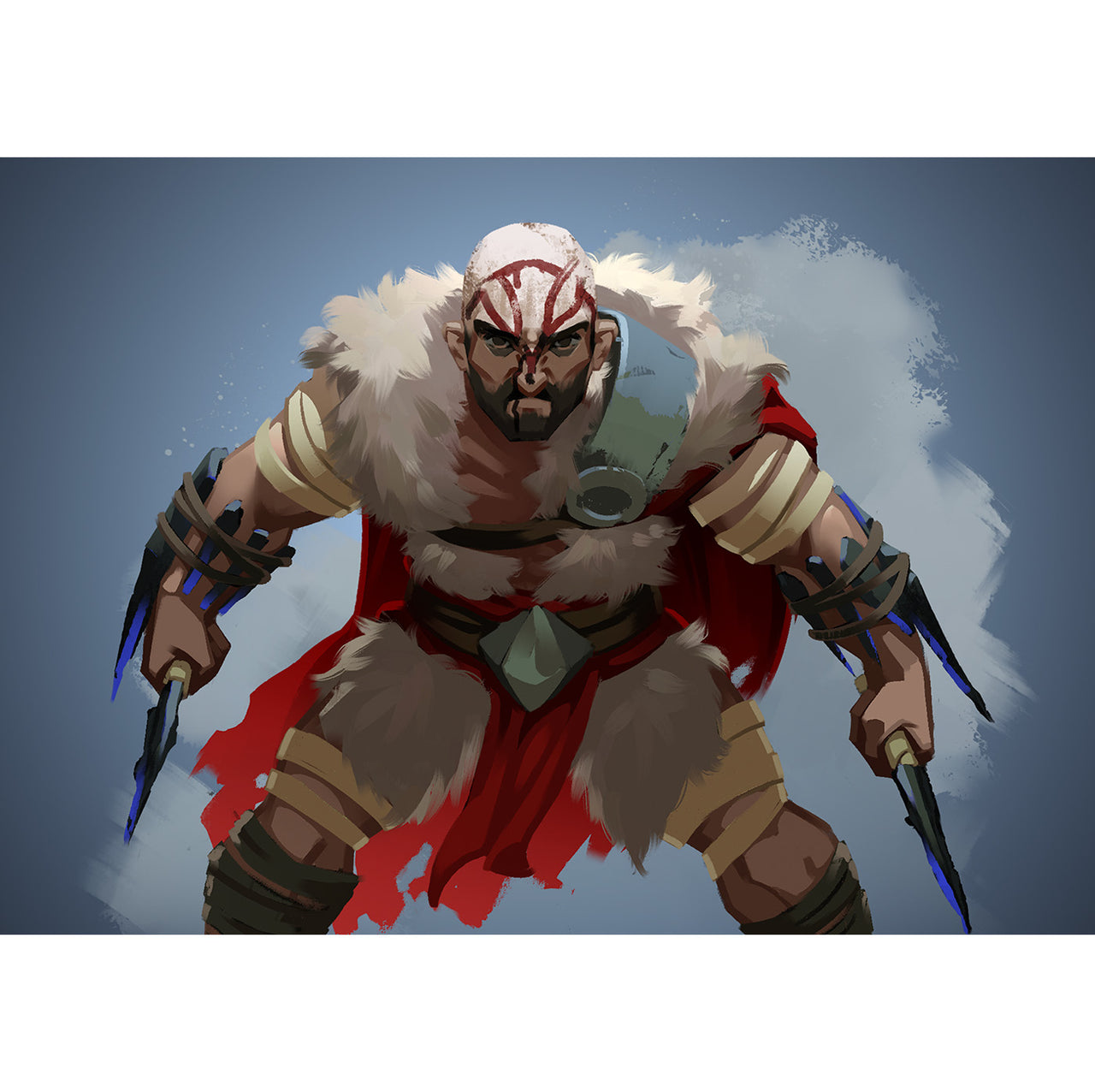 "D&D Barbarrian Ezio" Signed Poster/Print