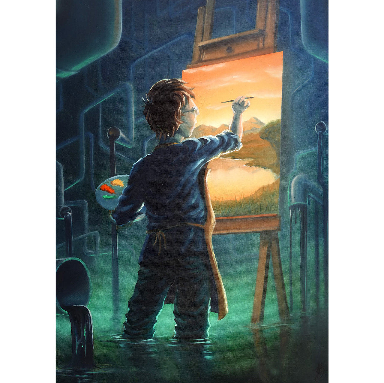 "Inspired In Spite Of" Signed Poster/Print