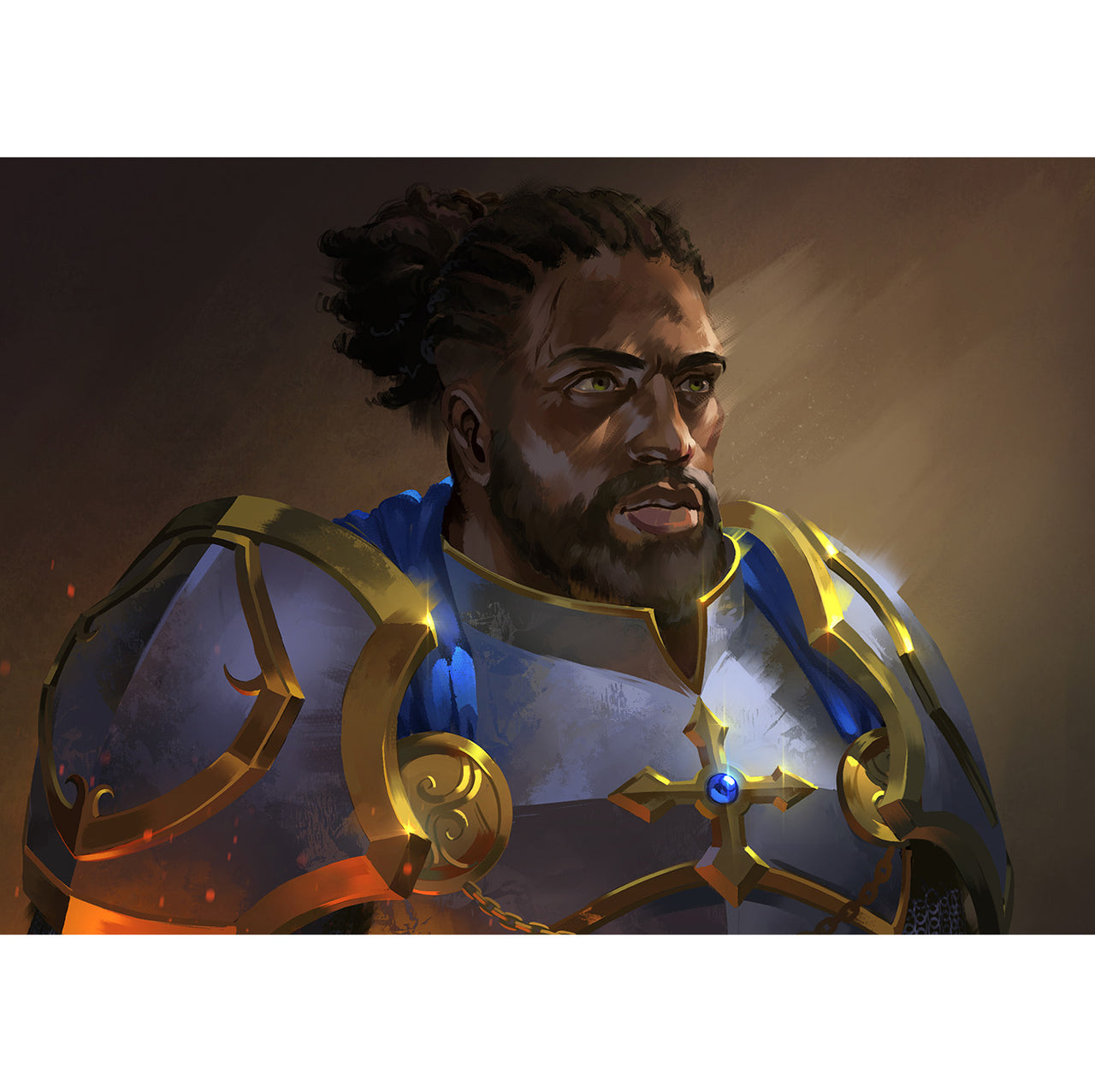 "Holy Paladin" Signed Poster/Print