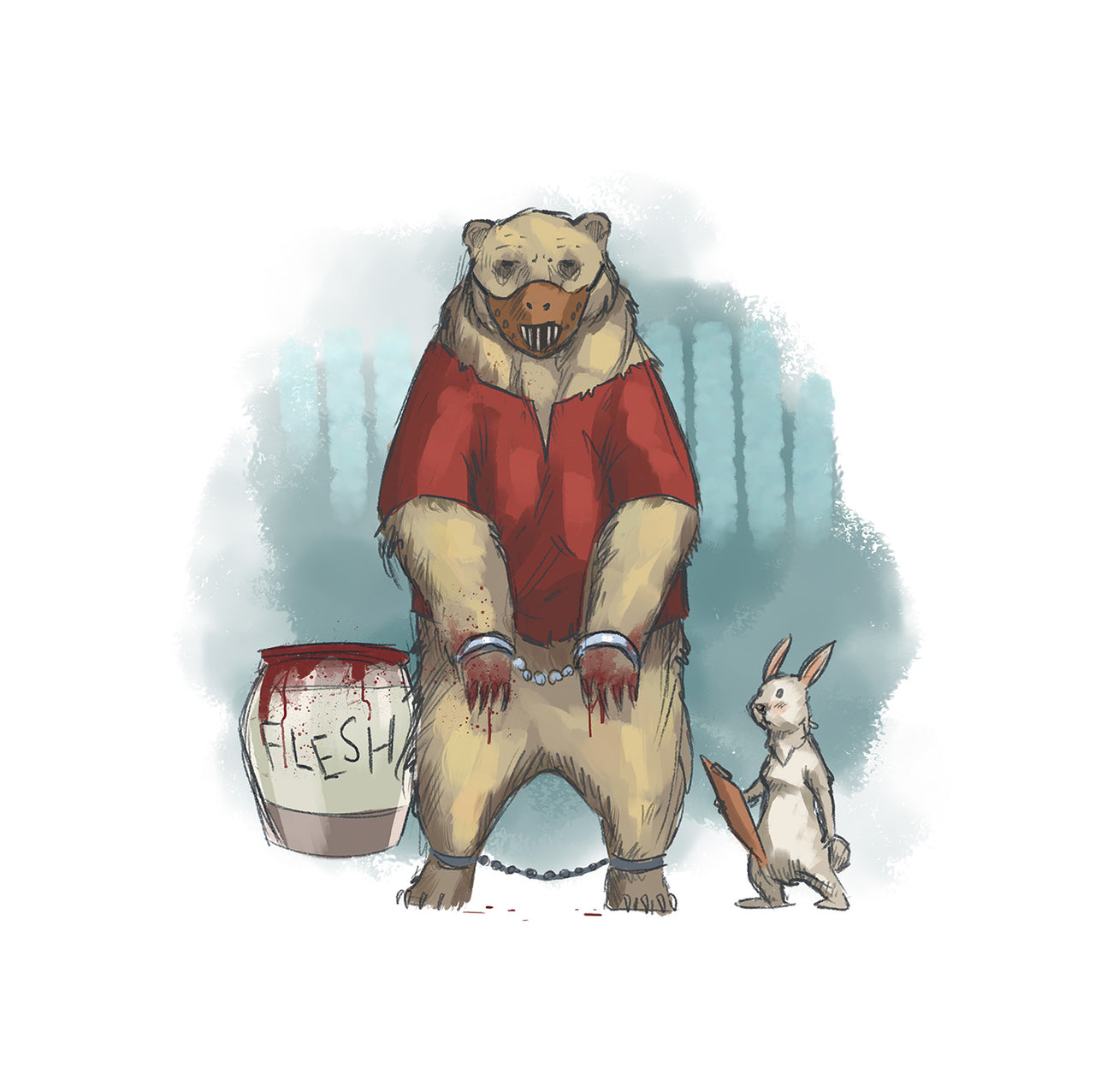 "Style Swap: Winnie the Cannibal" Signed Poster/Print