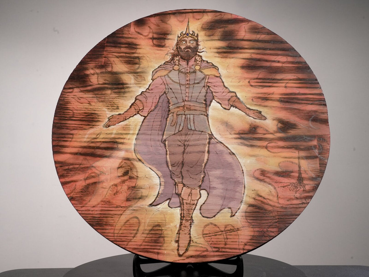 "King Of Flames Pyrography" — Original Prop by Jazza