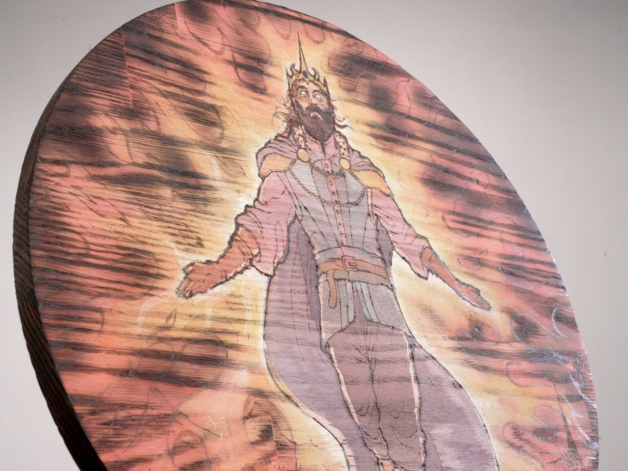 "King Of Flames Pyrography" — Original Prop by Jazza