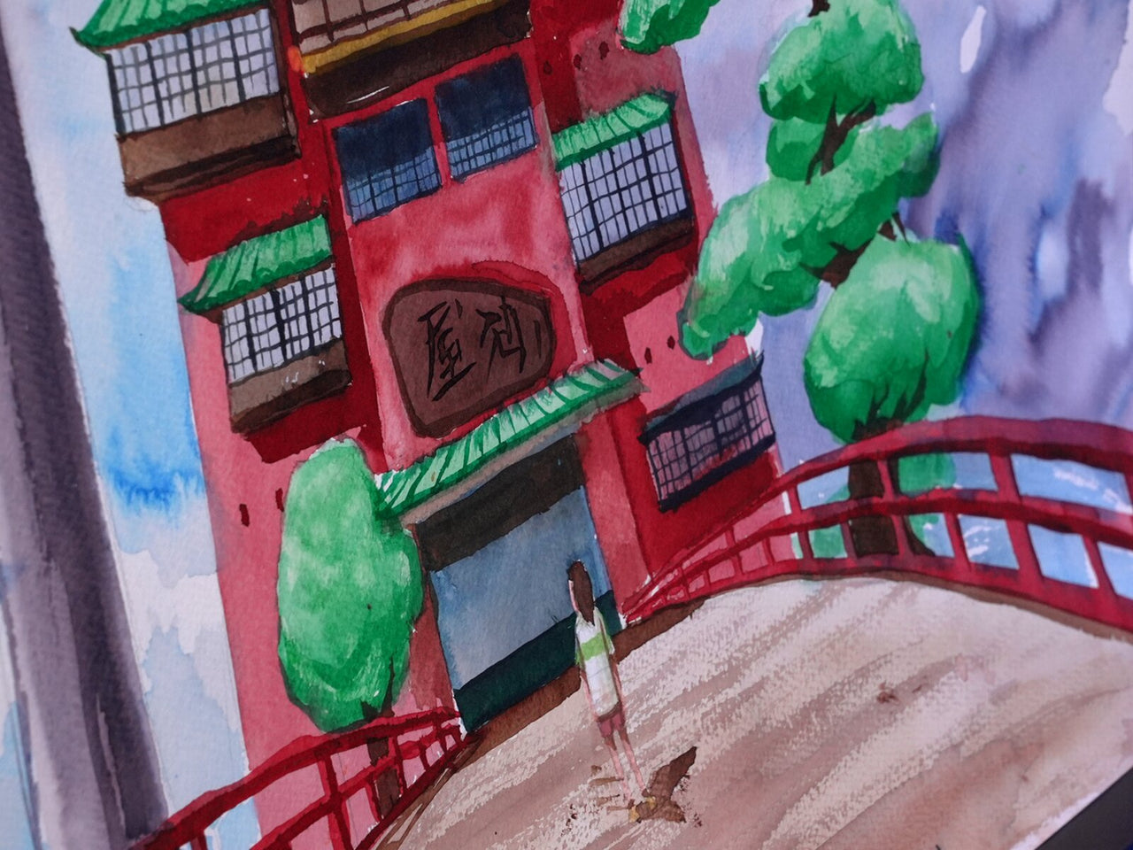 "Bathhouse Painting" — Original 2D Artwork by Jazza