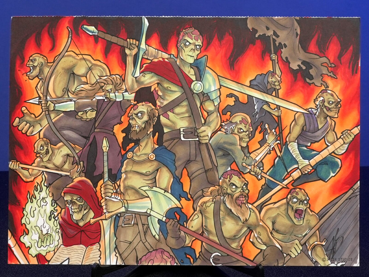 "MarkerBattle" — Original 2D Artwork by Jazza