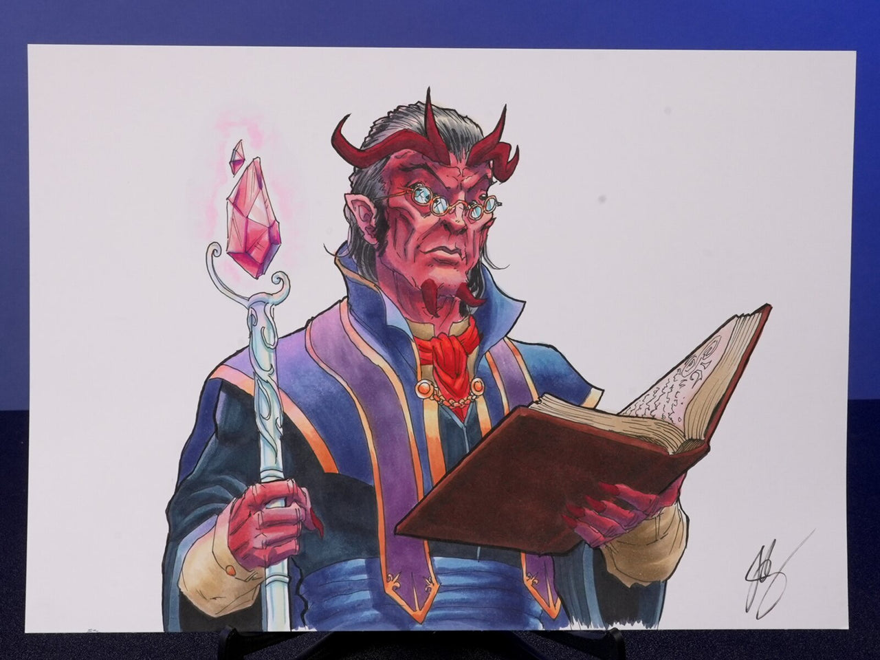 "Fan D&D Character 1" — Original 2D Artwork by Jazza
