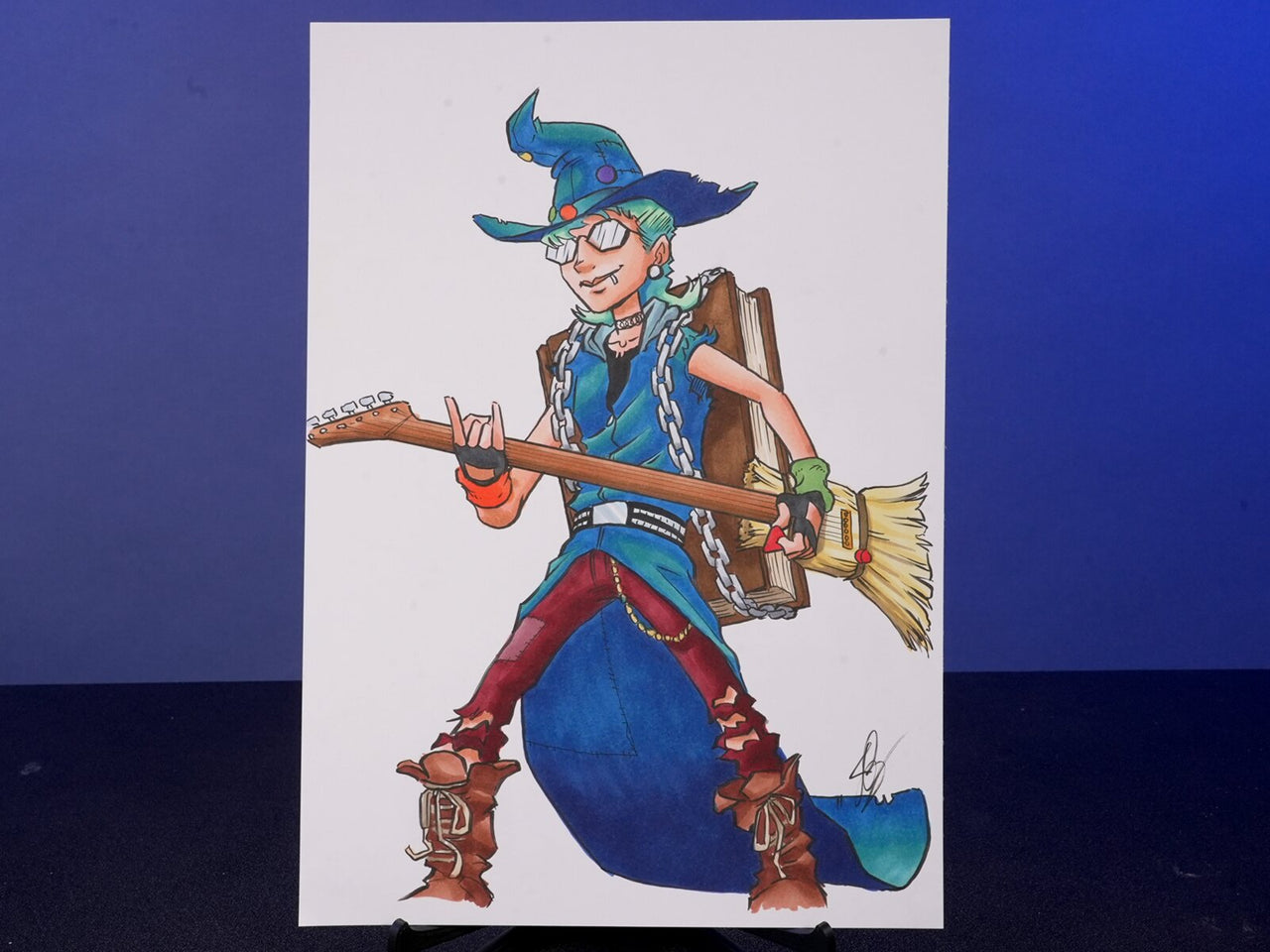 "Fan D&D Character 2" — Original 2D Artwork by Jazza