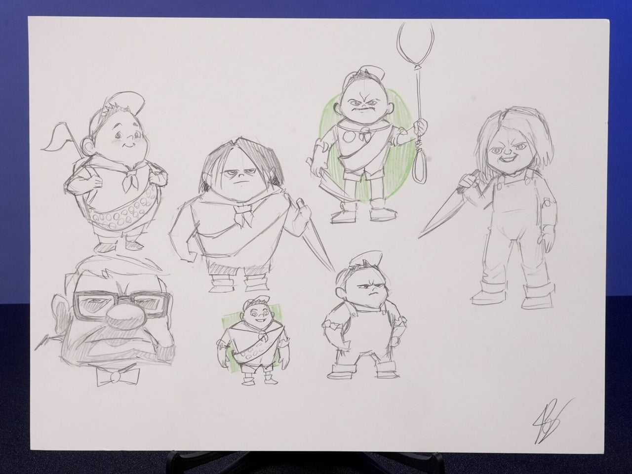 "Horror Style Swap" — Original 2D Artwork by Jazza