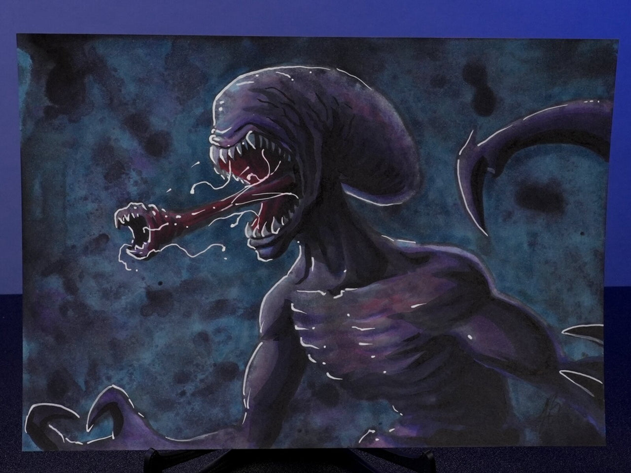 "Aliens from Memory" — Original 2D Artwork by Jazza