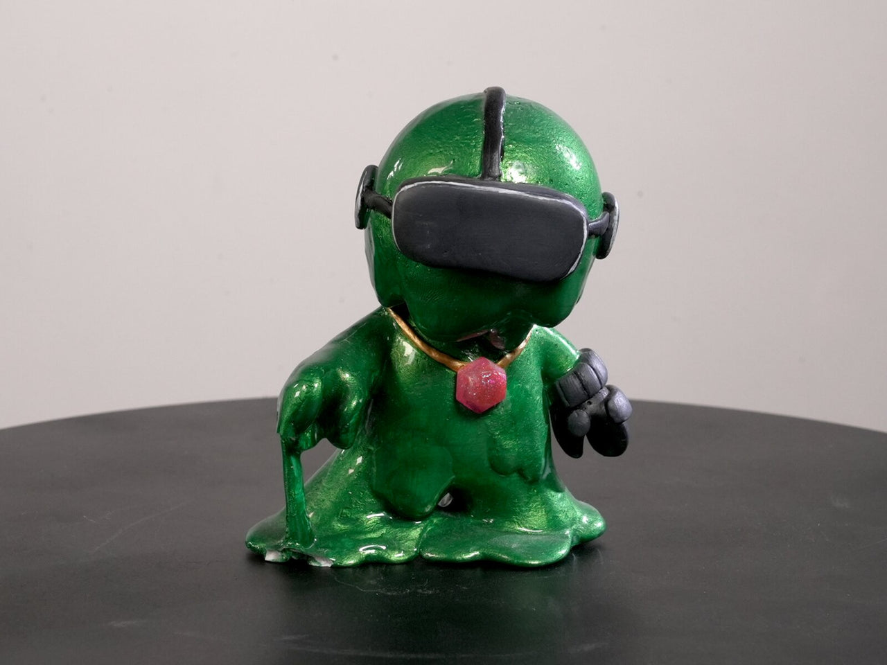 "Slime VR Dude" — Original Sculpture by Jazza