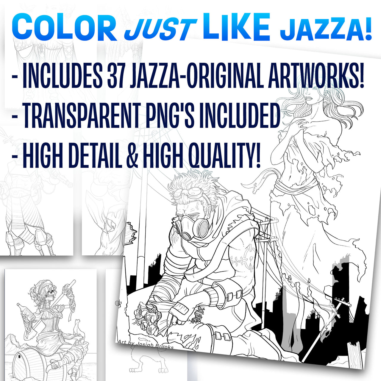 Jazza's Coloring eBook